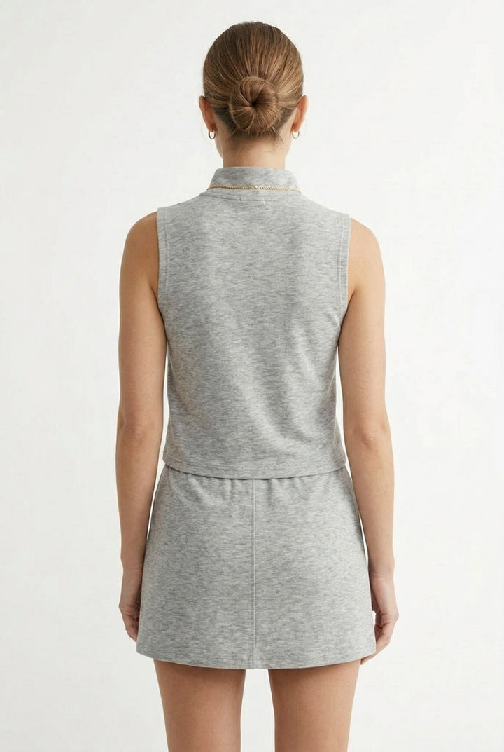 Courtside Set - Heather Light Gray