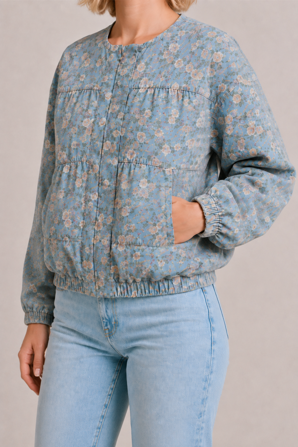 Elowen Floral Bomber