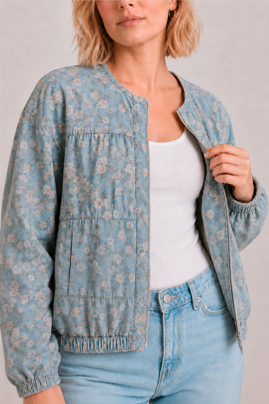 Elowen Floral Bomber