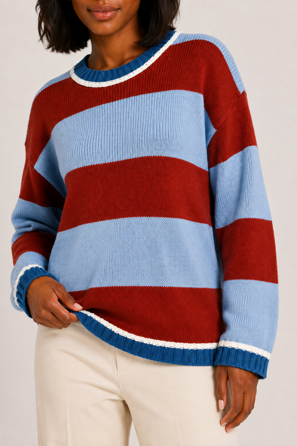 Breton Intarsia Crew
