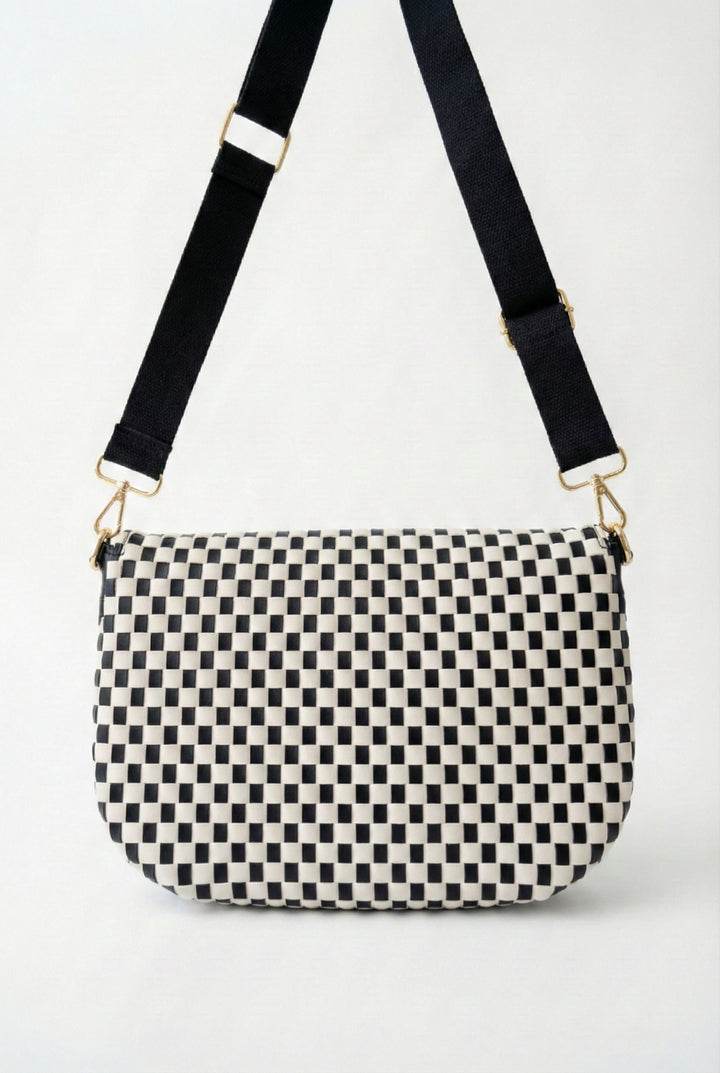 Woven Belt Bag - Black