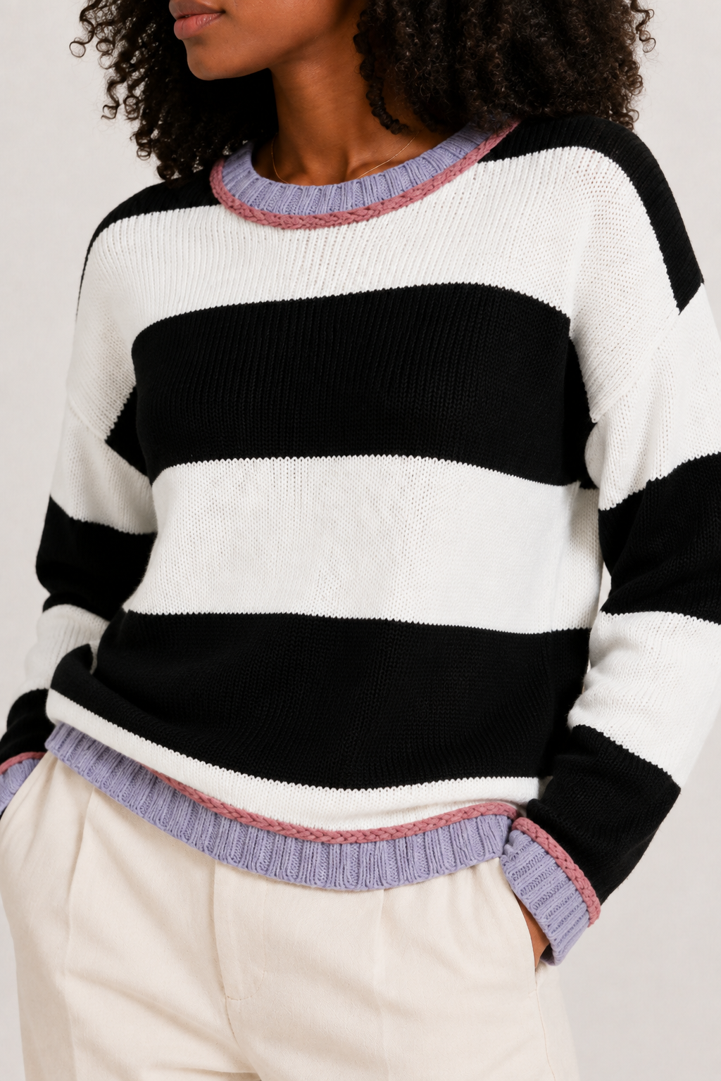 Breton Intarsia Crew