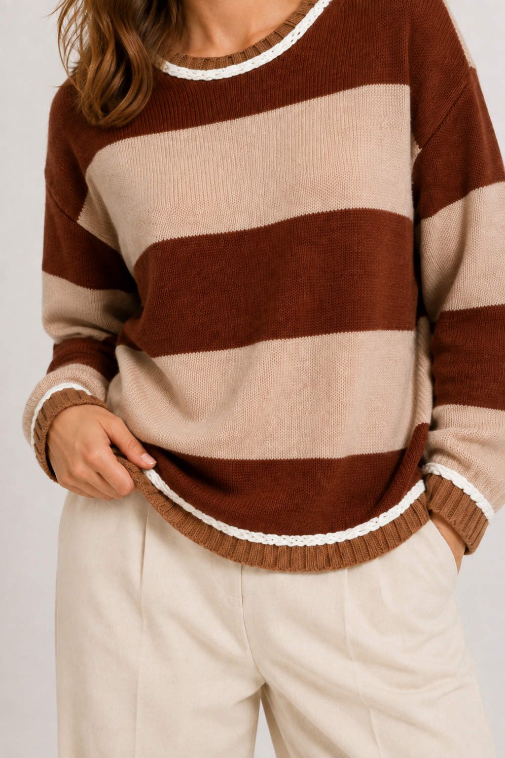 Breton Intarsia Crew