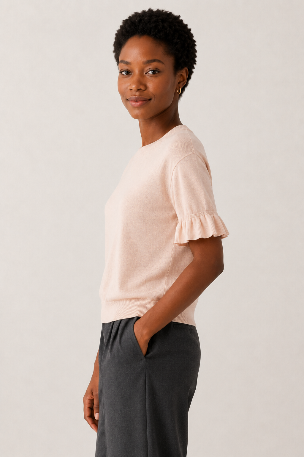 Aveline Ruffle Knit Top