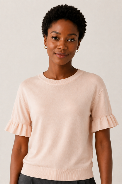 Aveline Ruffle Knit Top