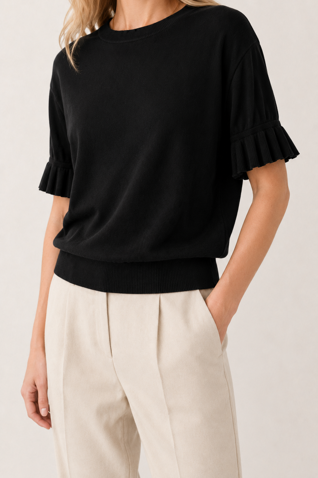 Aveline Ruffle Knit Top