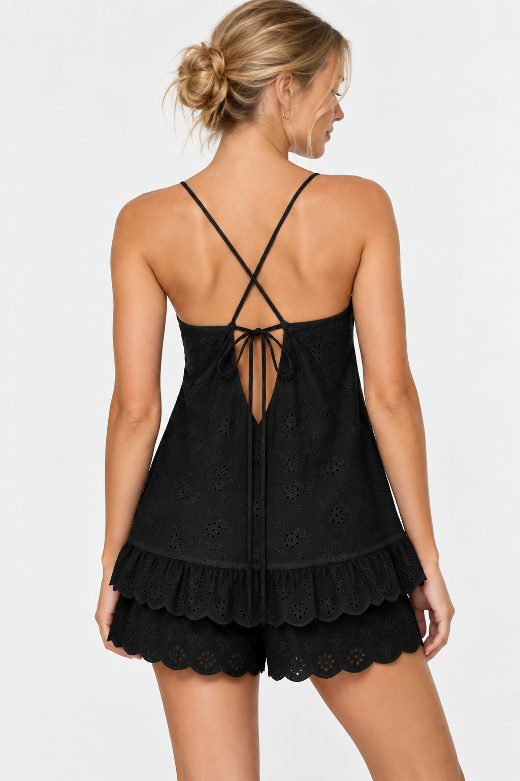 Stellar Eyelet Romper