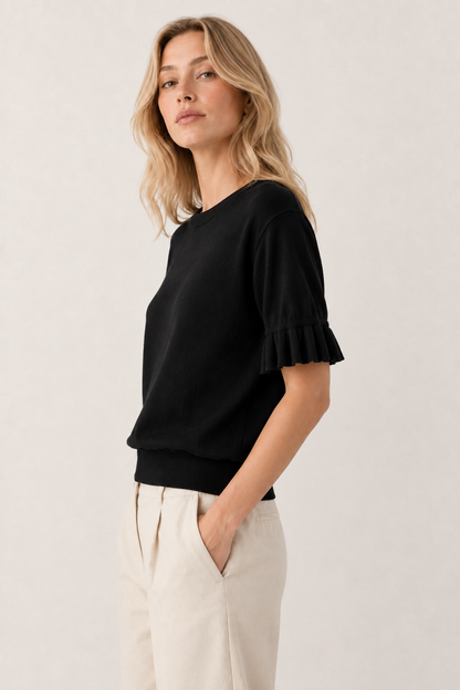 Aveline Ruffle Knit Top