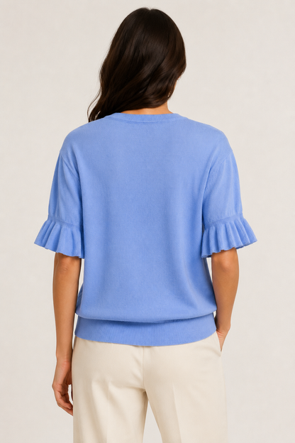 Aveline Ruffle Knit Top