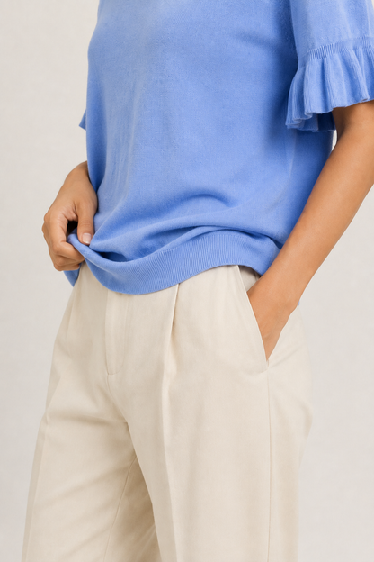 Aveline Ruffle Knit Top