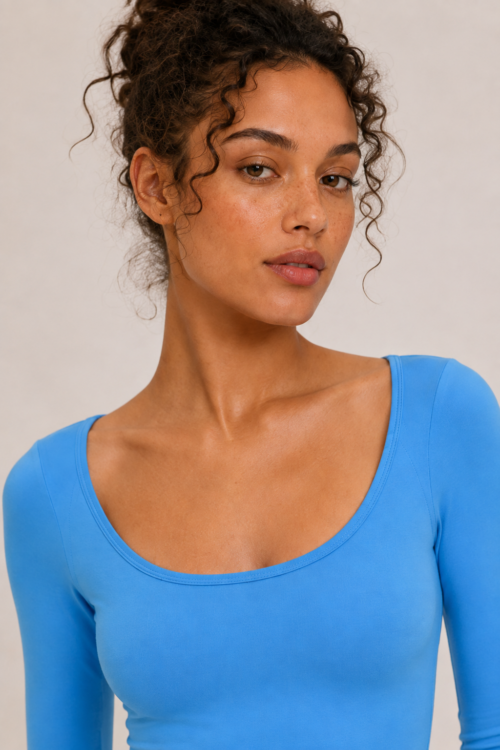 Sculpt Boatneck 3/4-Sleeve Top