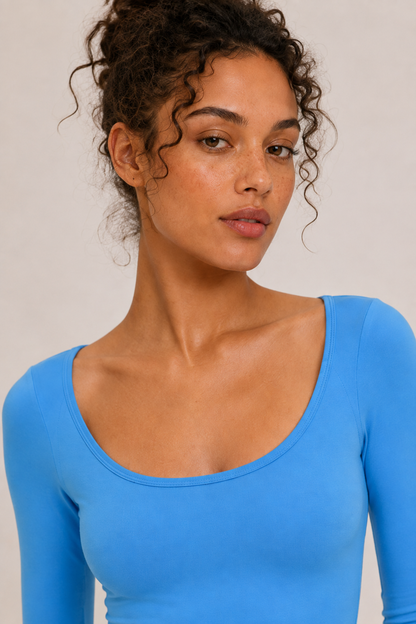 Sculpt Boatneck 3/4-Sleeve Top