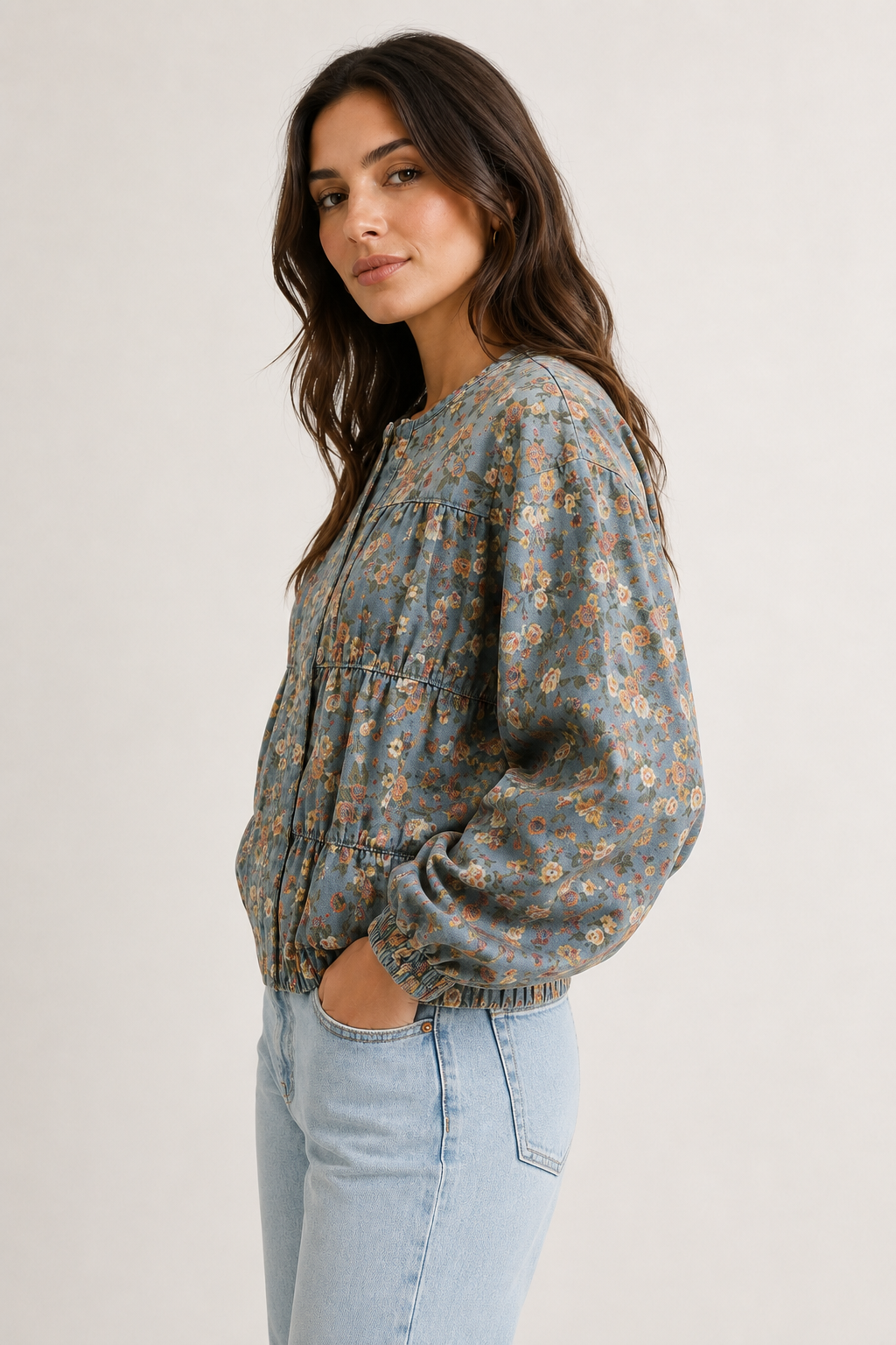 Elowen Floral Bomber