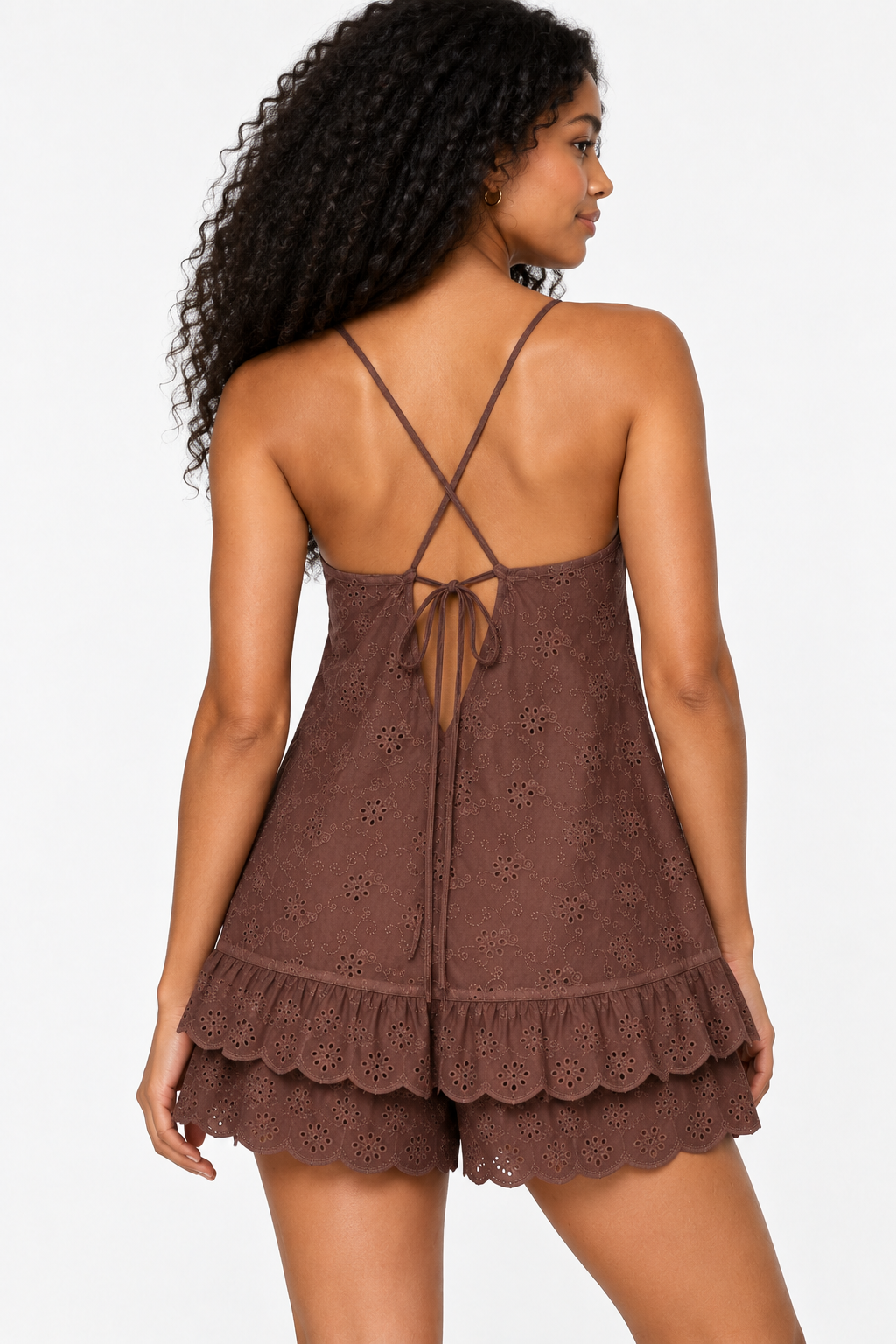 Stellar Eyelet Romper
