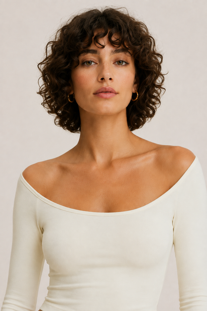 Sculpt Boatneck 3/4-Sleeve Top