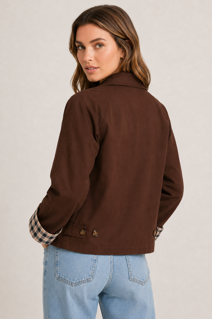 Regent Short Trench - Rich Mocha Brown