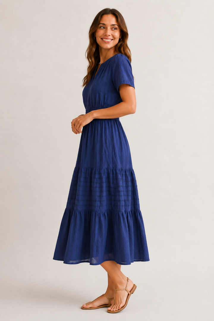 Solene Dress - Royal Blue