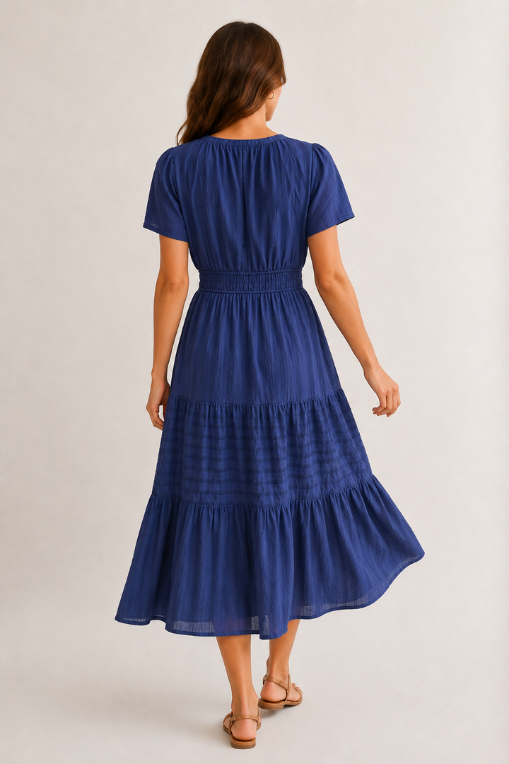 Solene Dress - Royal Blue