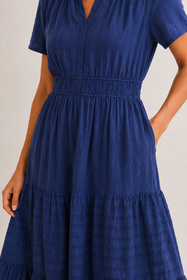 Solene Dress - Royal Blue