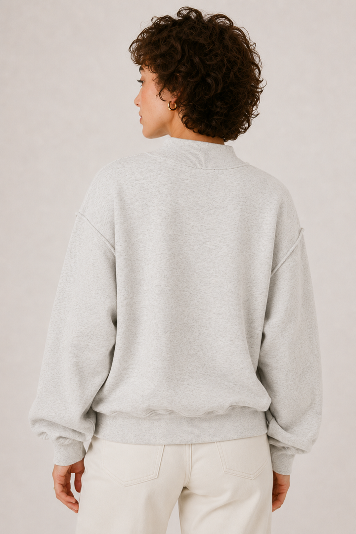 Devotion Sweatshirt - Heather Cloud Grey