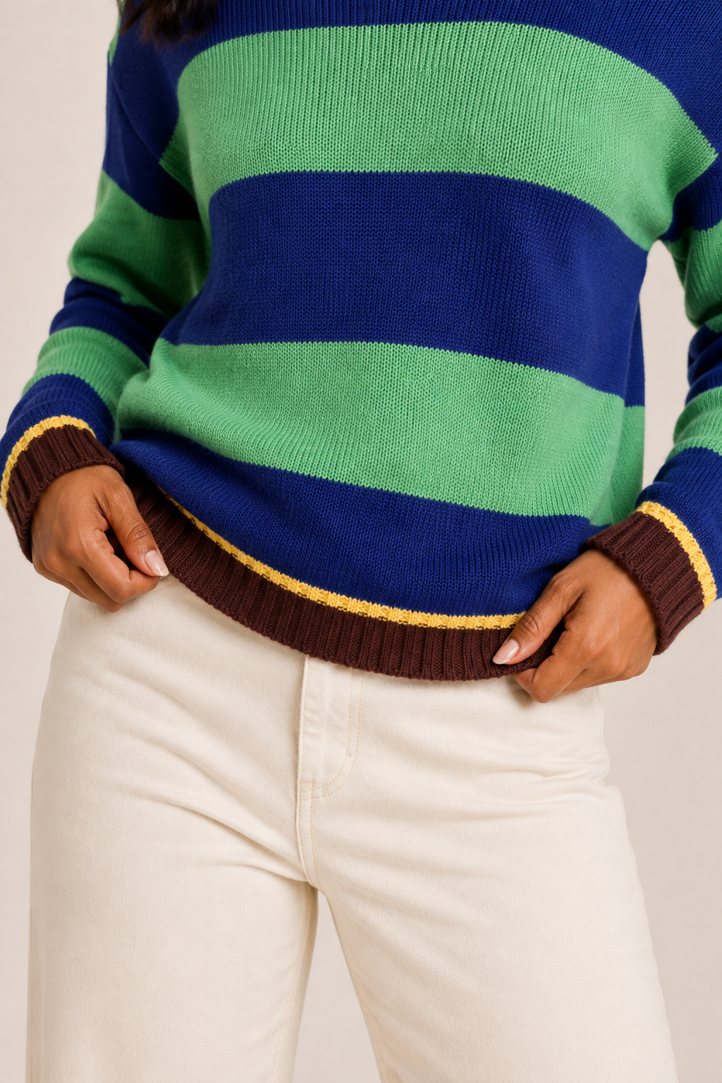 Breton Intarsia Crew
