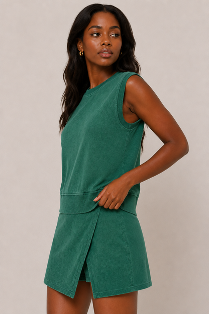 Cotton Skirt Set
