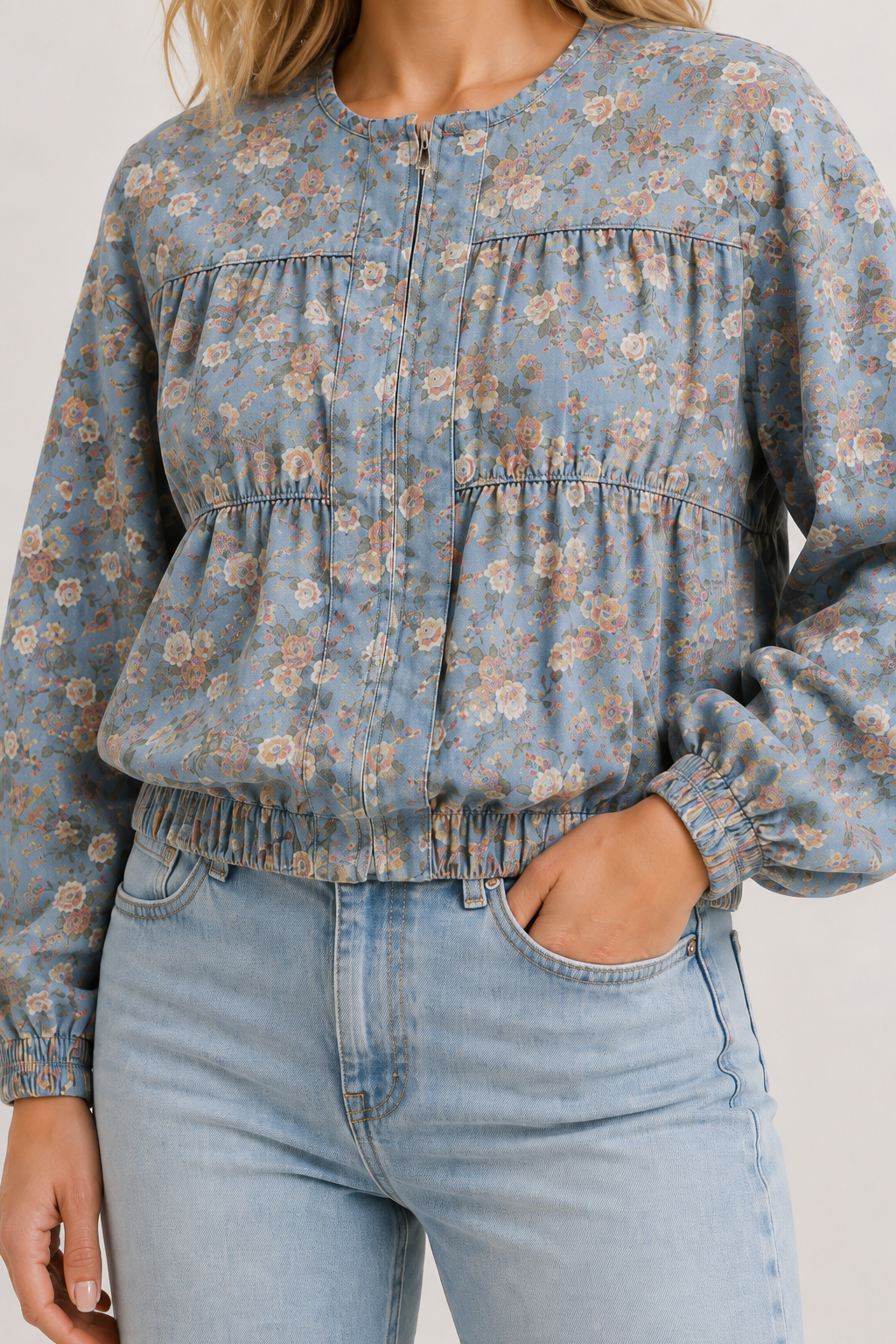 Elowen Floral Bomber