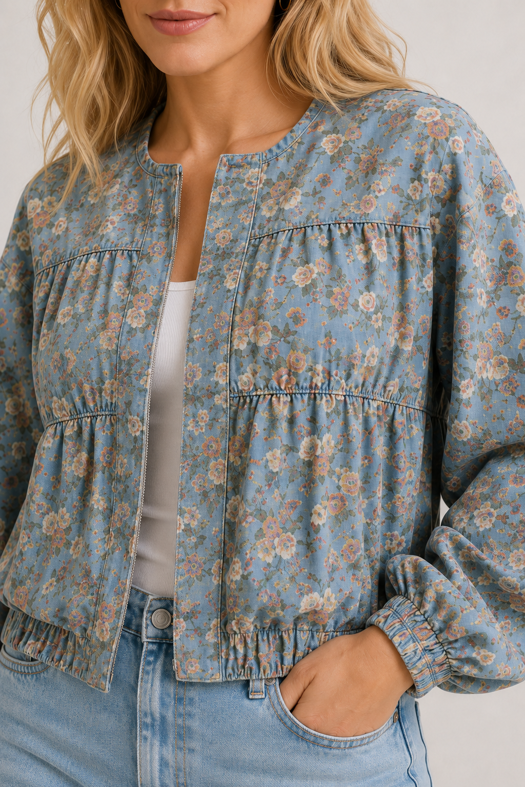 Elowen Floral Bomber