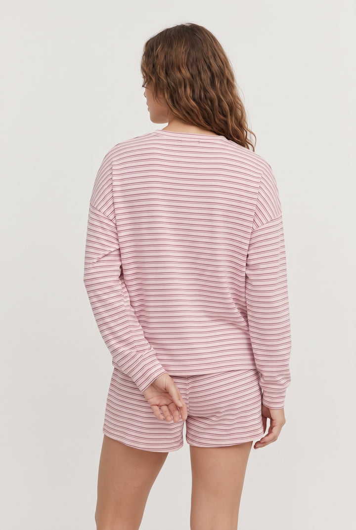 Paloma Weekender Set - Dusty Rose Stripe