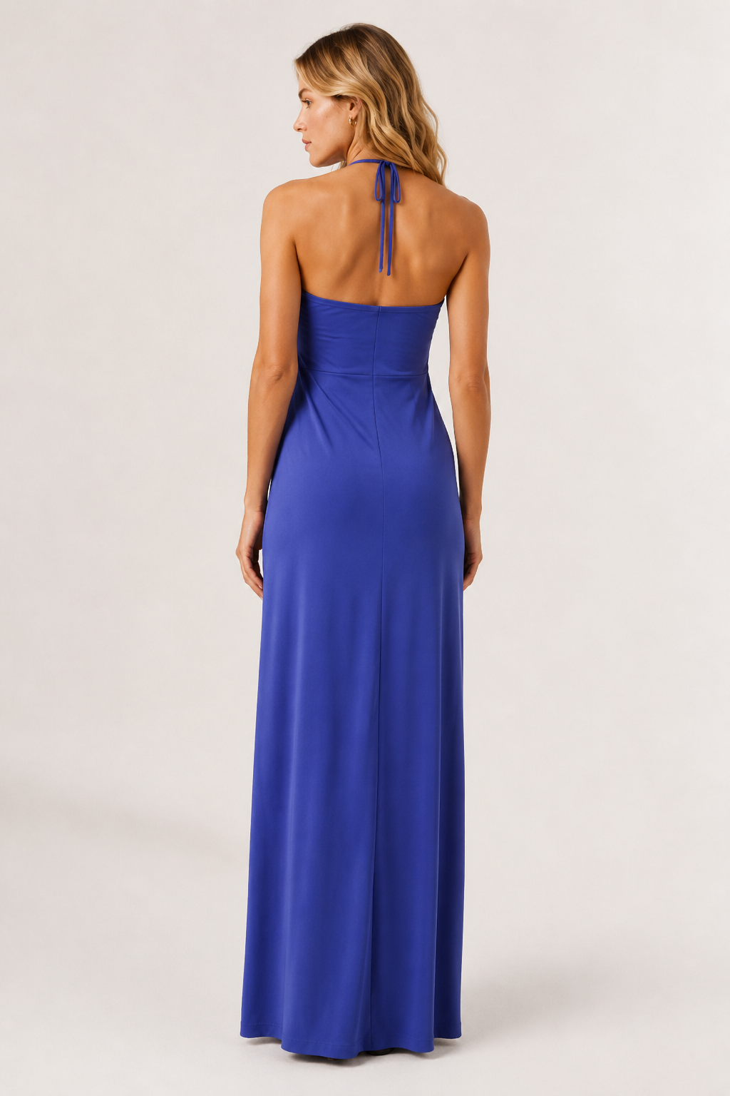 Lohnr Calla Halter Dress open back maxi gown