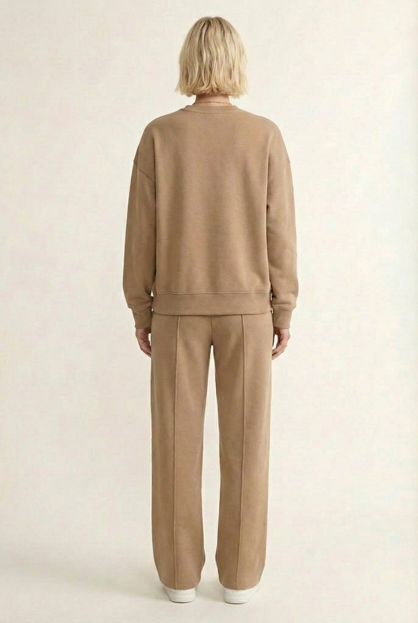 LOHNR Column Set in GD Birch - Women's Smooth Sweatshirt Lounge Set