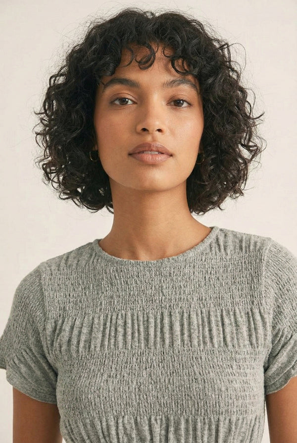 LOHNR premium women's loungewear matching set in Vintage Ash