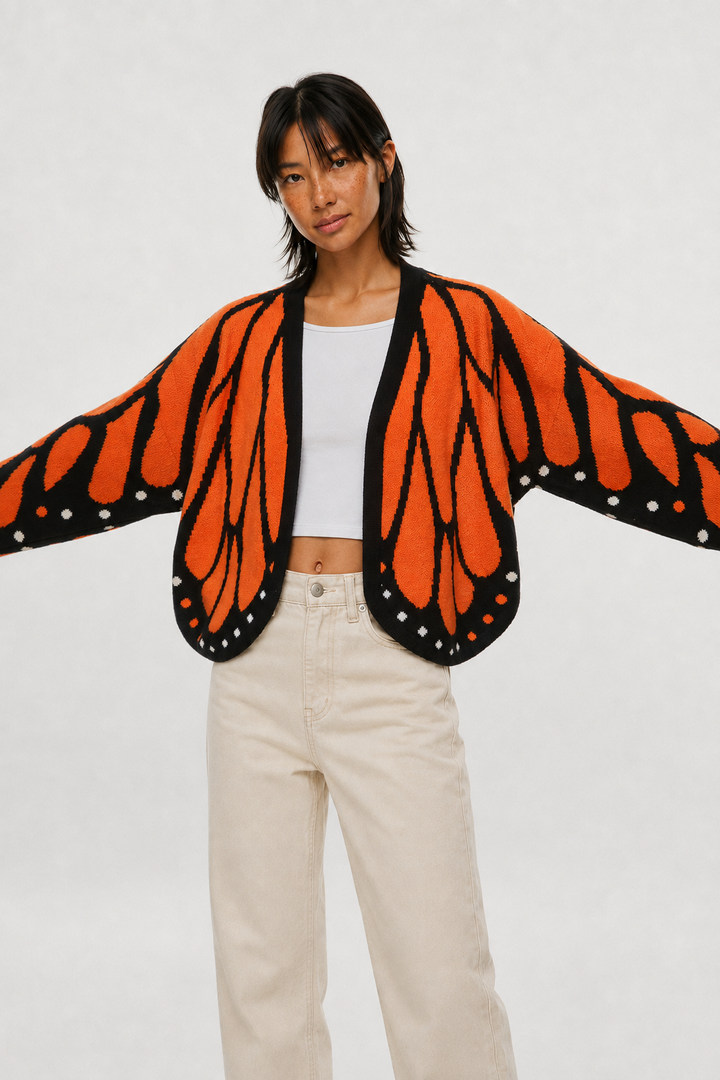 Monarch Cardigan - Burnt Orange