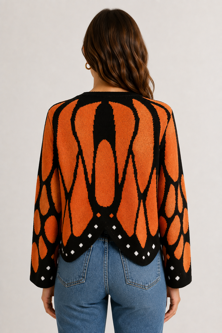 Monarch Cardigan - Burnt Orange