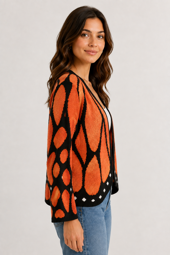 Monarch Cardigan - Burnt Orange