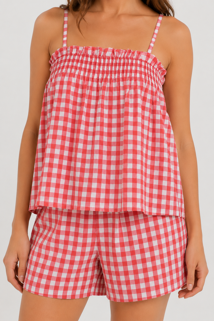 Provence Gingham Set - Grenadine
