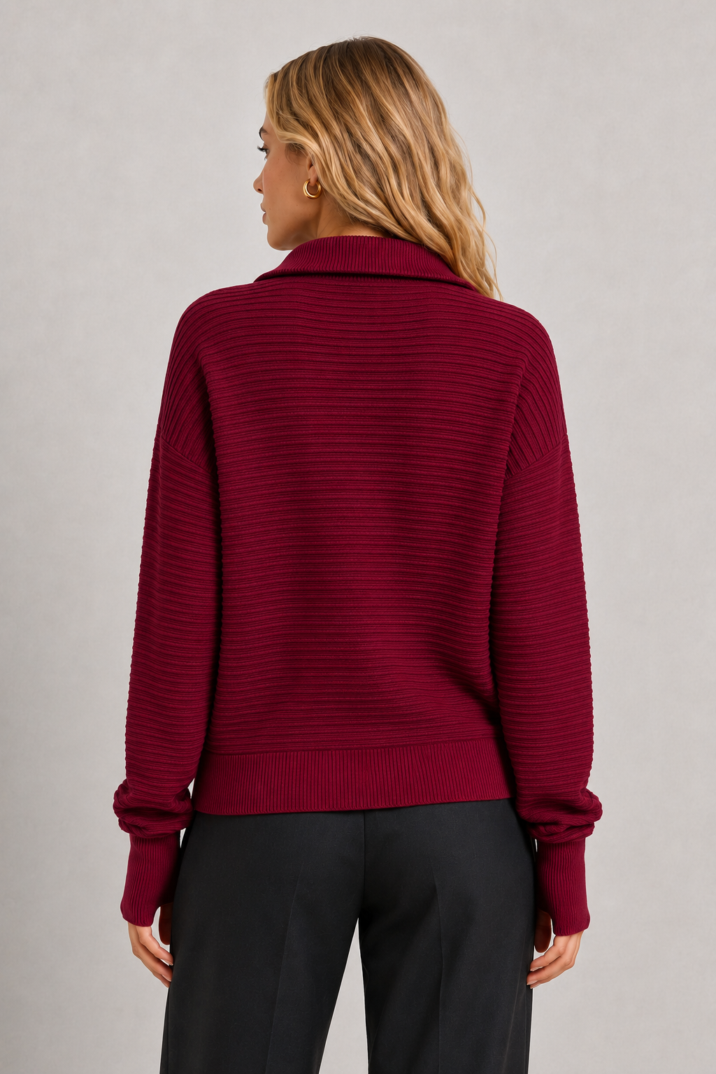 Luxe Rib Quarter-Zip