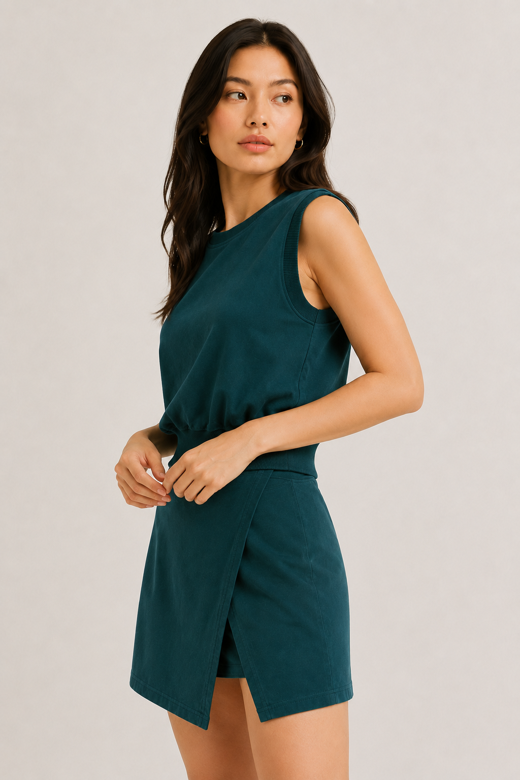 Cotton Skirt Set