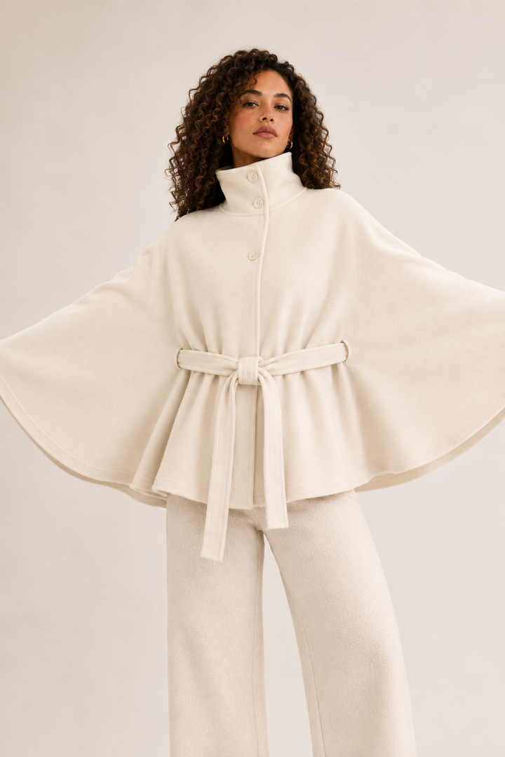 Sutton Cape Coat - Soft Ivory