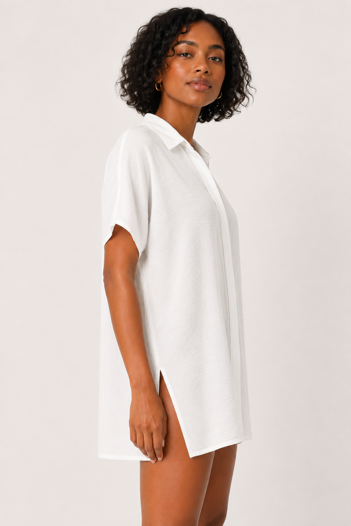 Capri Button-Up - Light Birch