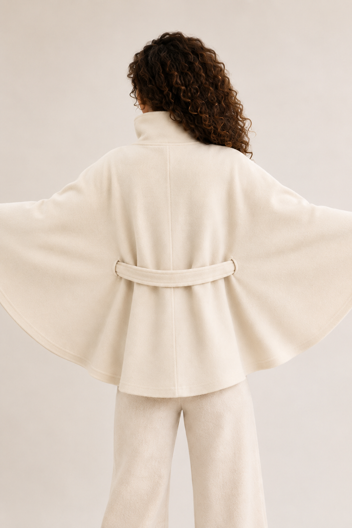 Sutton Cape Coat - Soft Ivory