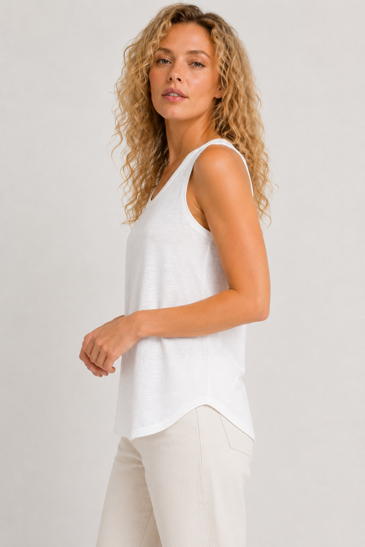 Zarah Tank - Matte Pearl