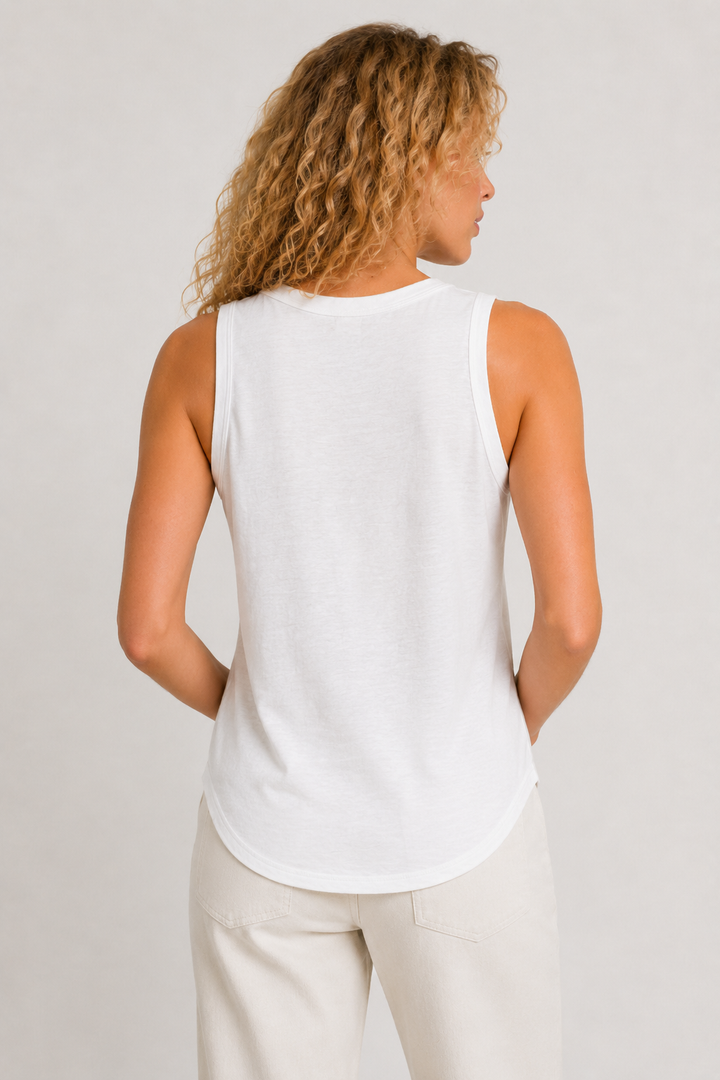 Zarah Tank - Matte Pearl